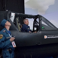 Тренажер экипажа вертолета Ка-52 ЦНТУ "Динамика" на Форуме Армия-2015
